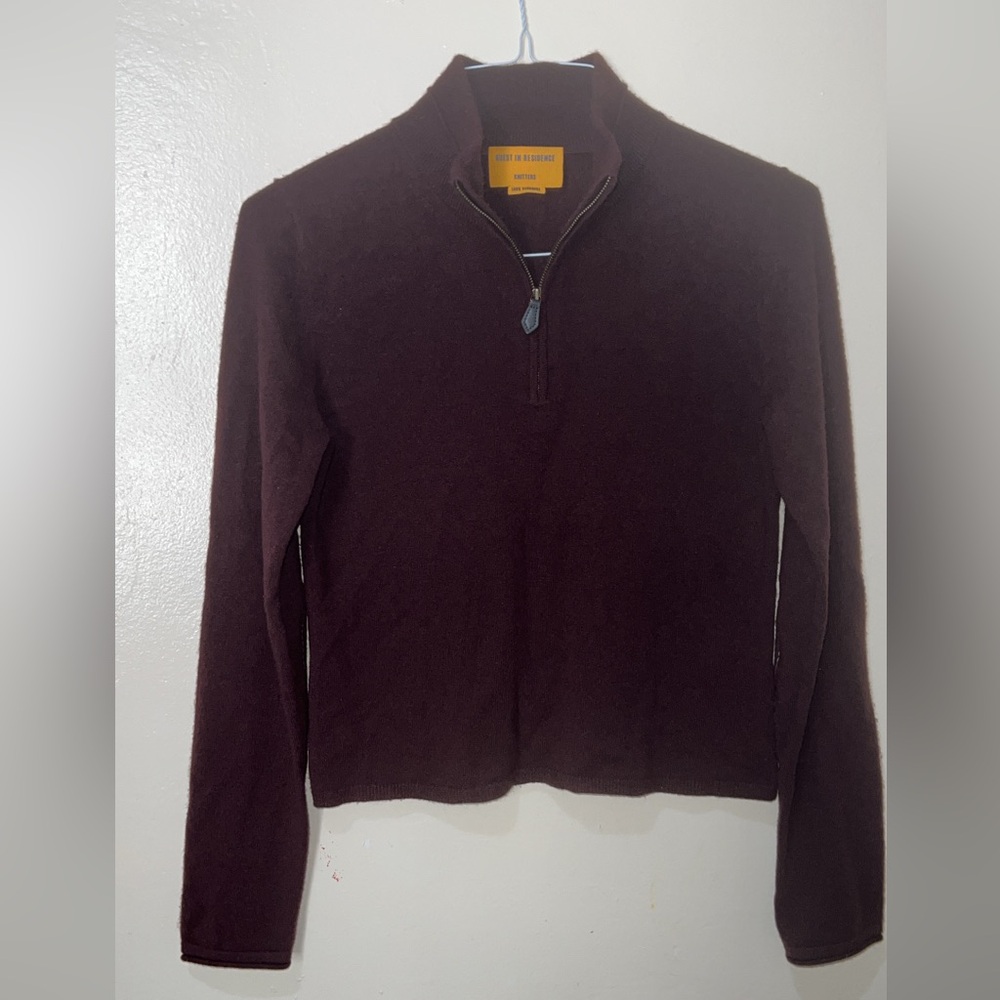 GUEST IN RESIDENCE Women's half zip Sweater